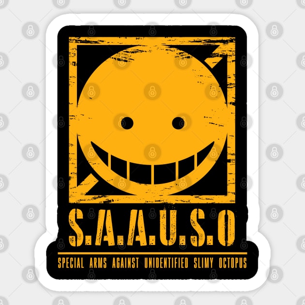 S.A.A.U.S.O Sticker by Meca-artwork